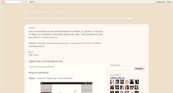 Desktop Screenshot of homebooksdownload.blogspot.com