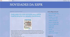 Desktop Screenshot of esprnovidades.blogspot.com