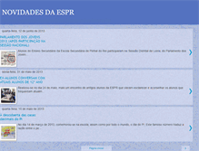 Tablet Screenshot of esprnovidades.blogspot.com