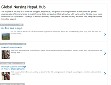 Tablet Screenshot of globalnursingnepal.blogspot.com