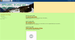 Desktop Screenshot of apasarc.blogspot.com