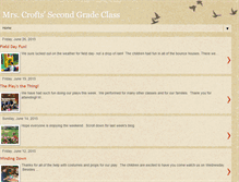 Tablet Screenshot of mrscroftssecondgradeclass.blogspot.com