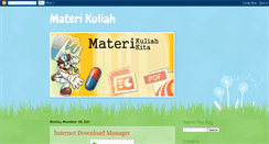 Desktop Screenshot of materi-kuliahkita.blogspot.com