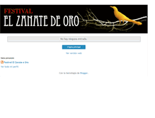 Tablet Screenshot of festivalculturalelzanatedeoro.blogspot.com