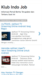 Mobile Screenshot of klubindojob.blogspot.com
