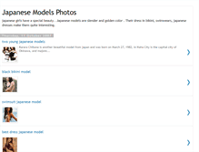 Tablet Screenshot of japanesemodelgirls3.blogspot.com