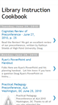 Mobile Screenshot of libraryinstructioncookbook.blogspot.com