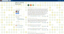 Desktop Screenshot of detroitjewishbookfair.blogspot.com