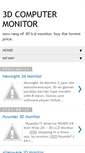 Mobile Screenshot of 3dcomputermonitor.blogspot.com