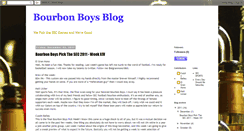 Desktop Screenshot of bourbonboys.blogspot.com