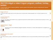 Tablet Screenshot of ingyen.blogspot.com