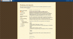 Desktop Screenshot of noticiasinteres.blogspot.com