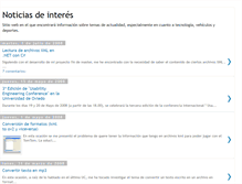 Tablet Screenshot of noticiasinteres.blogspot.com