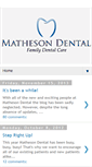 Mobile Screenshot of mathesondental.blogspot.com