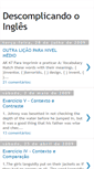Mobile Screenshot of descomplicandoingles.blogspot.com