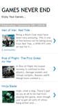 Mobile Screenshot of games-never-end.blogspot.com