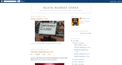 Desktop Screenshot of blackmarketindex.blogspot.com