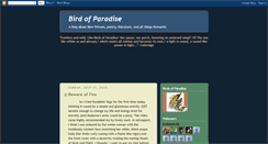 Desktop Screenshot of birdofparadisenola.blogspot.com