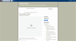 Desktop Screenshot of islami-artikel.blogspot.com