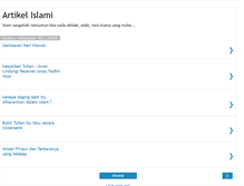 Tablet Screenshot of islami-artikel.blogspot.com