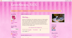 Desktop Screenshot of lovealwaysxox.blogspot.com