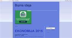 Desktop Screenshot of biznisideja.blogspot.com