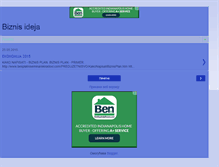 Tablet Screenshot of biznisideja.blogspot.com