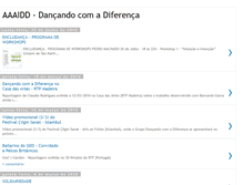 Tablet Screenshot of dancando-diferenca.blogspot.com