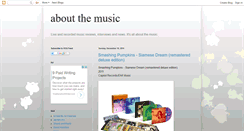 Desktop Screenshot of aboutthemusic.blogspot.com