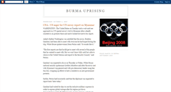 Desktop Screenshot of burma-uprising.blogspot.com