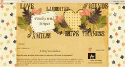Desktop Screenshot of paisleywithstripes.blogspot.com