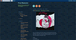 Desktop Screenshot of fivereasons.blogspot.com