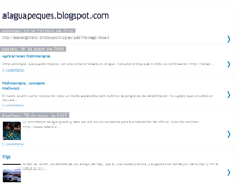 Tablet Screenshot of alaguapeques.blogspot.com