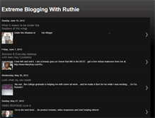 Tablet Screenshot of extremebloggingwithruthie.blogspot.com