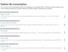 Tablet Screenshot of fashionreconsumption.blogspot.com