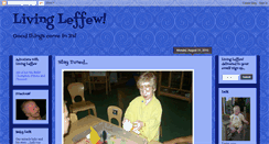 Desktop Screenshot of livingleffew.blogspot.com