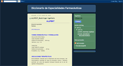 Desktop Screenshot of diccionario-especialidades-farmaceuti.blogspot.com