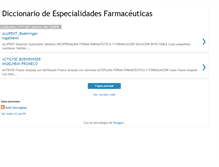 Tablet Screenshot of diccionario-especialidades-farmaceuti.blogspot.com