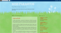 Desktop Screenshot of missparasitos.blogspot.com