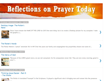 Tablet Screenshot of prayertodayblog.blogspot.com