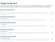 Tablet Screenshot of mindingmyweight.blogspot.com
