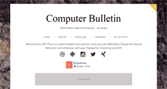 Desktop Screenshot of computer-bulletin.blogspot.com