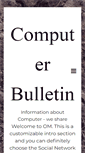 Mobile Screenshot of computer-bulletin.blogspot.com