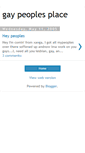 Mobile Screenshot of gaypalace.blogspot.com