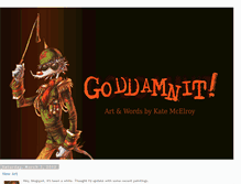 Tablet Screenshot of goddamnitkate.blogspot.com