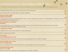 Tablet Screenshot of construccionyseguridadindustrial.blogspot.com