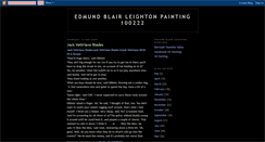 Desktop Screenshot of edmund-blair-leighton.blogspot.com