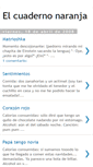 Mobile Screenshot of el-cuaderno-naranja.blogspot.com