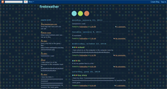 Desktop Screenshot of firebreathergraham.blogspot.com