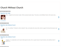 Tablet Screenshot of churchwithoutchurch.blogspot.com